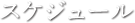 スケジュール